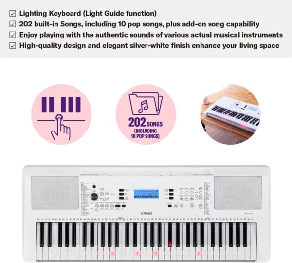 Yamaha EZ300 Digital Piano - Image 7