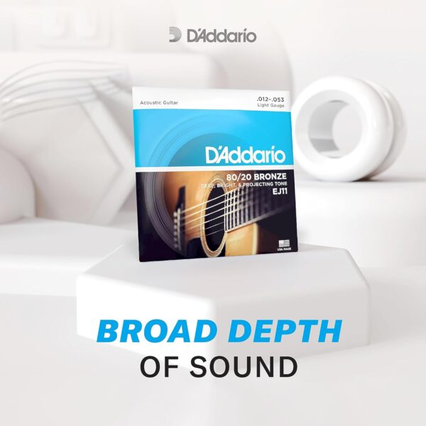 D'Addario Acoustic Guitar String Set - Image 4