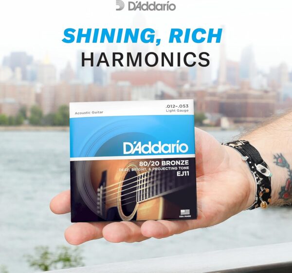 D'Addario Acoustic Guitar String Set - Image 5