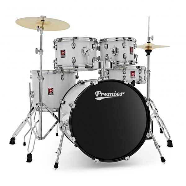 Premier Revolution 20" 5pc Drum Kit, White